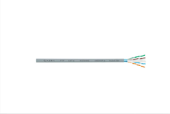 comprar cabo do revestimento Cat5e F UTP do PVC LLDPE da frequência da transmissão 100MHz online manufacture