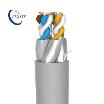 comprar Cabos de Ethernet Lan Cat6a protegidos por U-FTP de baixa transmissão de som online manufacture