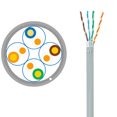 comprar interferência Lan Ethernet Cable do ftp do cabo ethernet 23AWG Cat6A S de 550MHz Cat6A baixa online manufacture