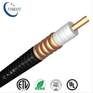 Bom preço. 1-1/4 ohm flexível baixo VSWR do fio 50 do alimentador do cobre do revestimento do PE do cabo coaxial do ″ on-line