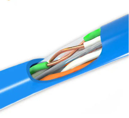 Bom preço. Cabo ethernet do OEM 1000MHz Cat7A 4 do baixo pares gato 7A do ftp da interferência on-line
