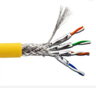 Bom preço. O cabo ethernet SFTP 4 de 22AWG 1000MHz Cat8 emparelha a baixa interferência on-line